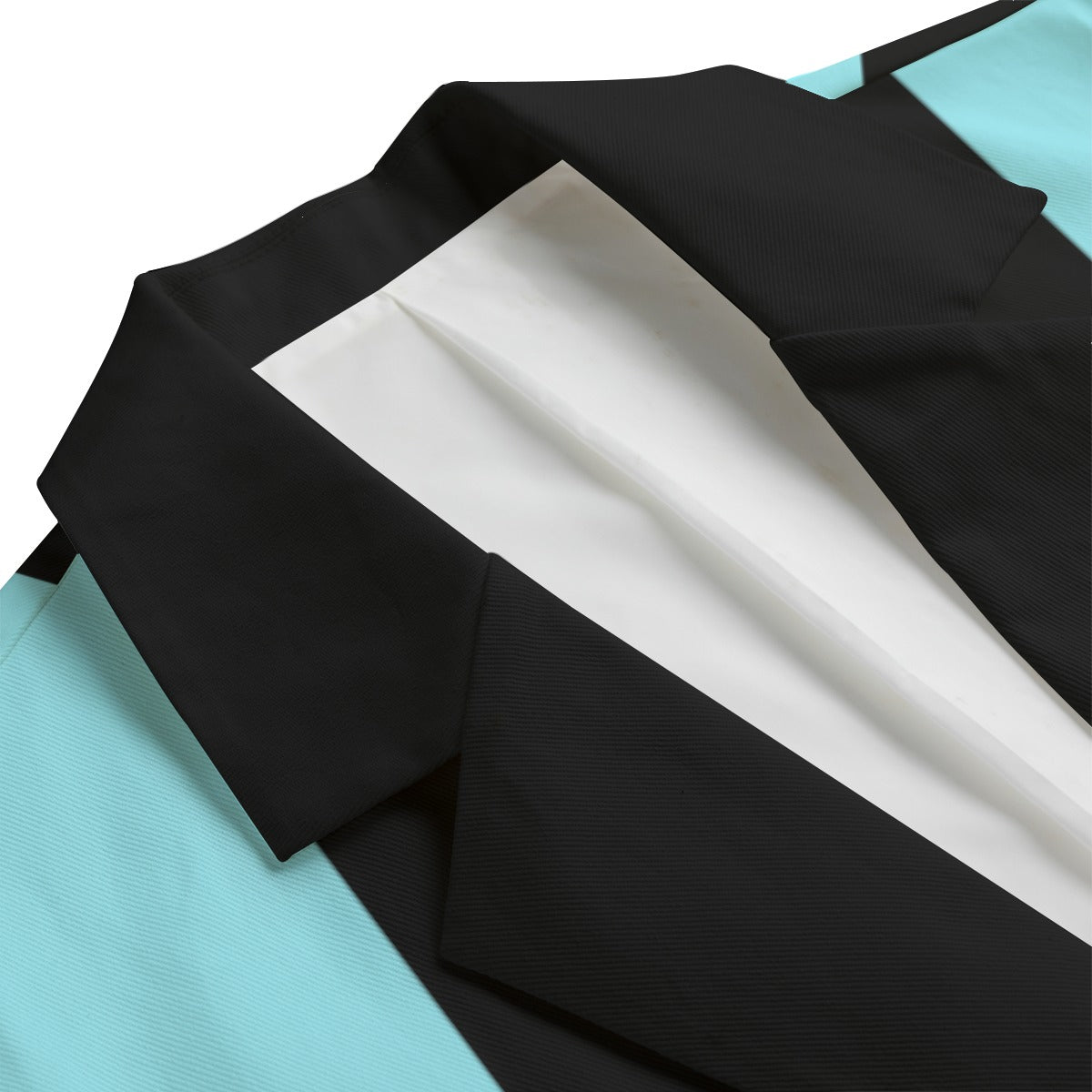 Alternative Fashion Blazer - Blue / Black Stripes