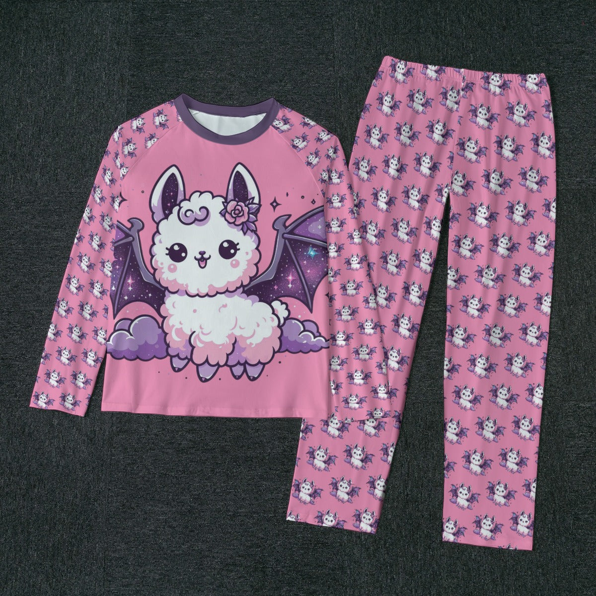 Pastel Goth Pajamas - Kawaii Llama