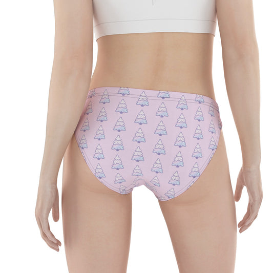 Pastel Underwear For Adult - Christmas Tree Pink / Purple