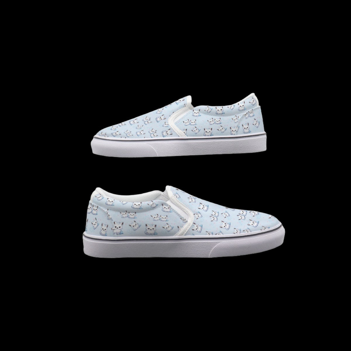 Baby Arctic Fox Print Slip On Sneakers