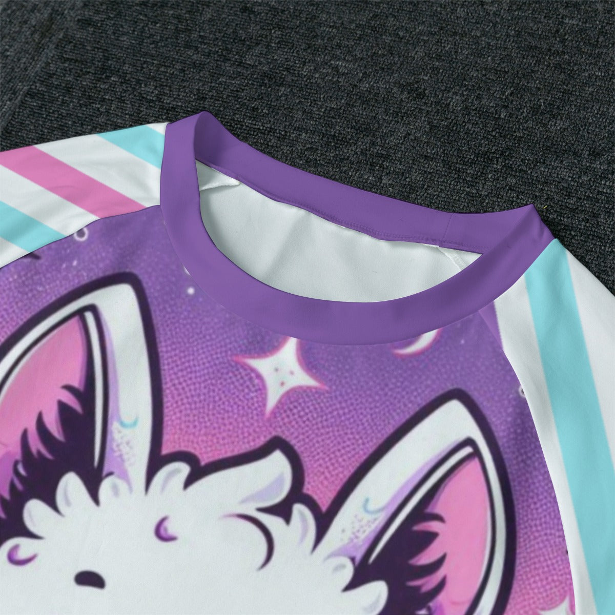 Kawaii Llama Pajamas - Stripes