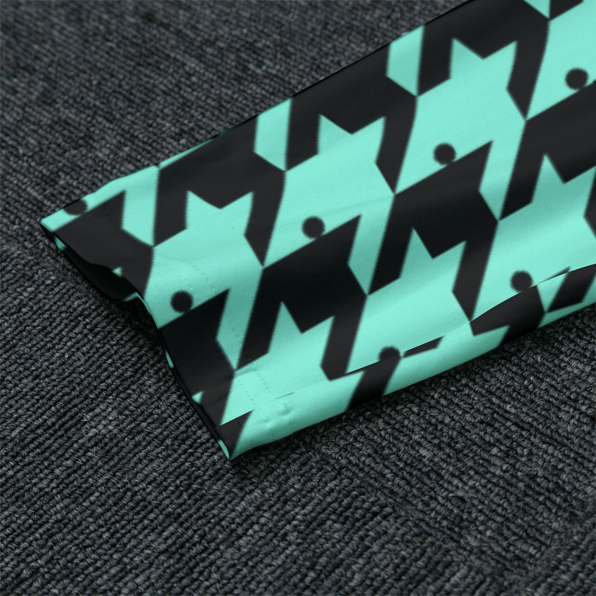 Houndstooth Pajamas - Teal Blue