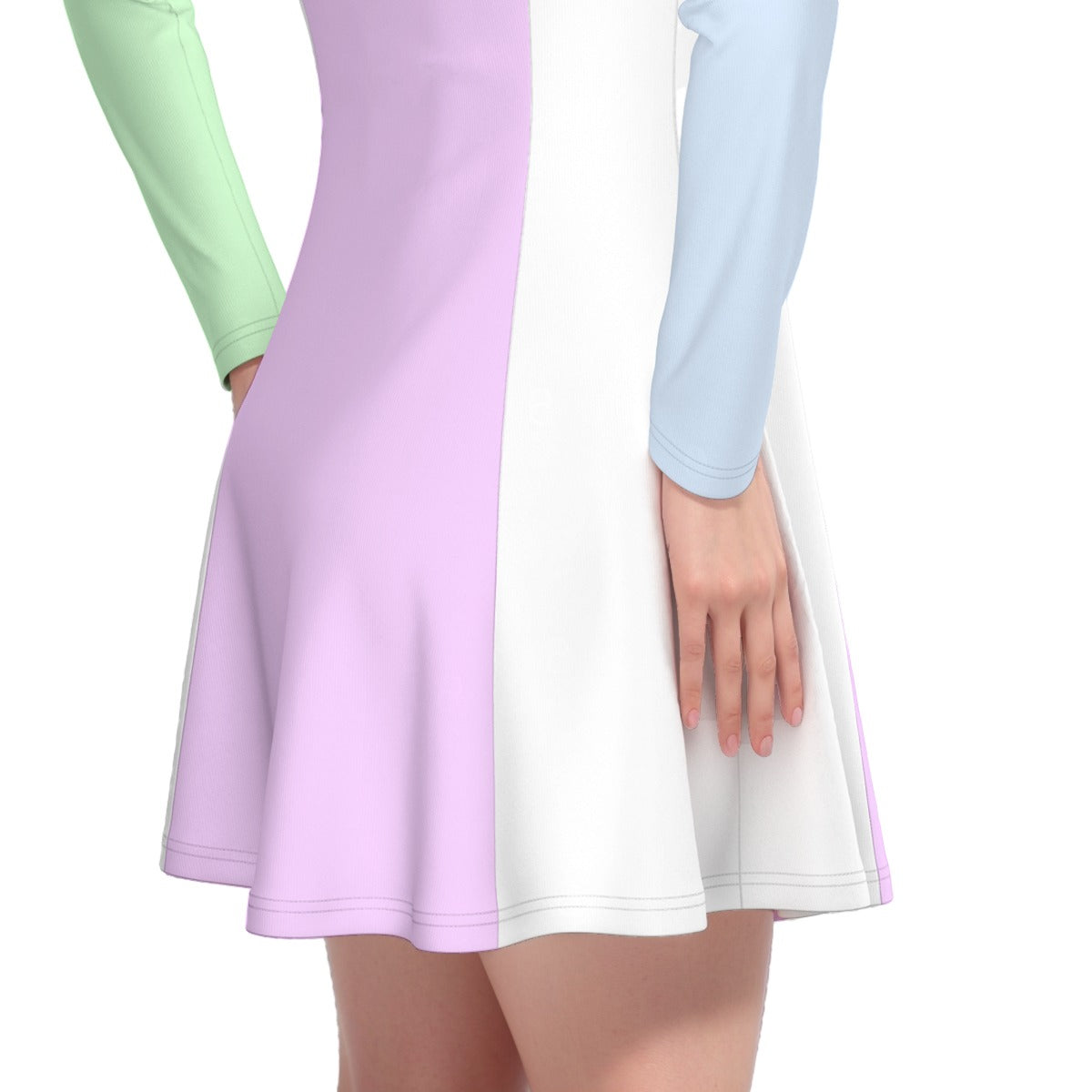Multicolor Pastel Dress