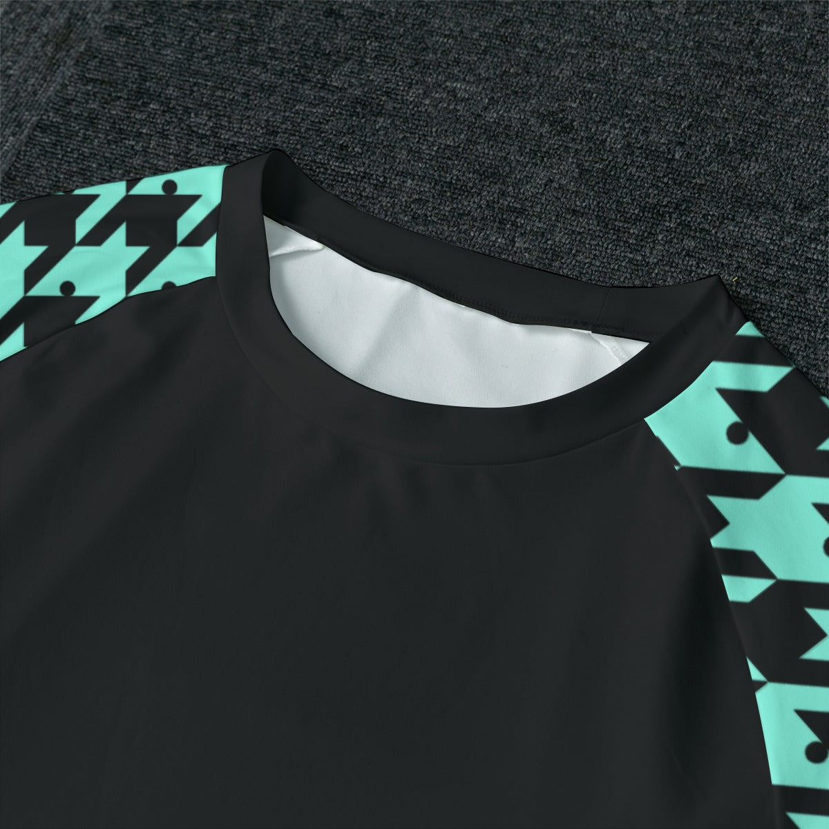 Houndstooth Pajamas - Teal Blue