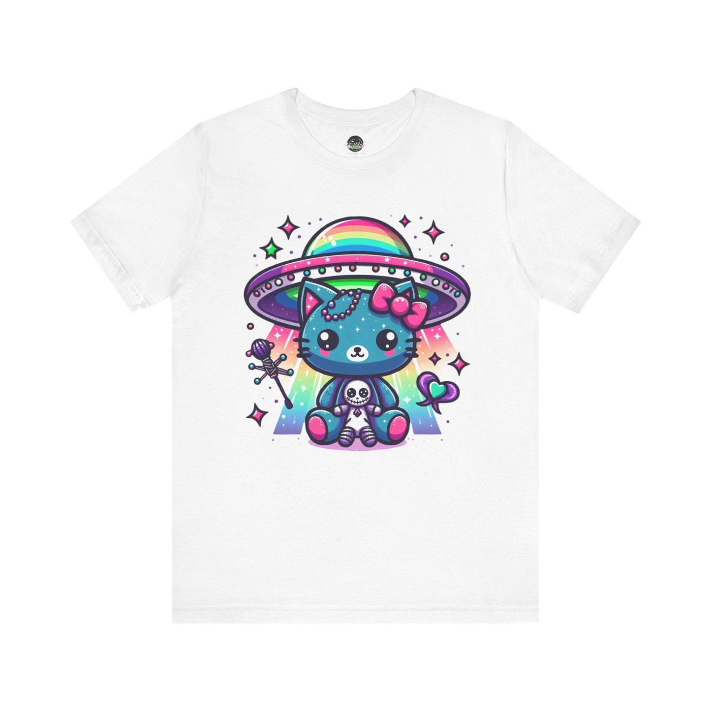 Neon UFO Kitty T-Shirt