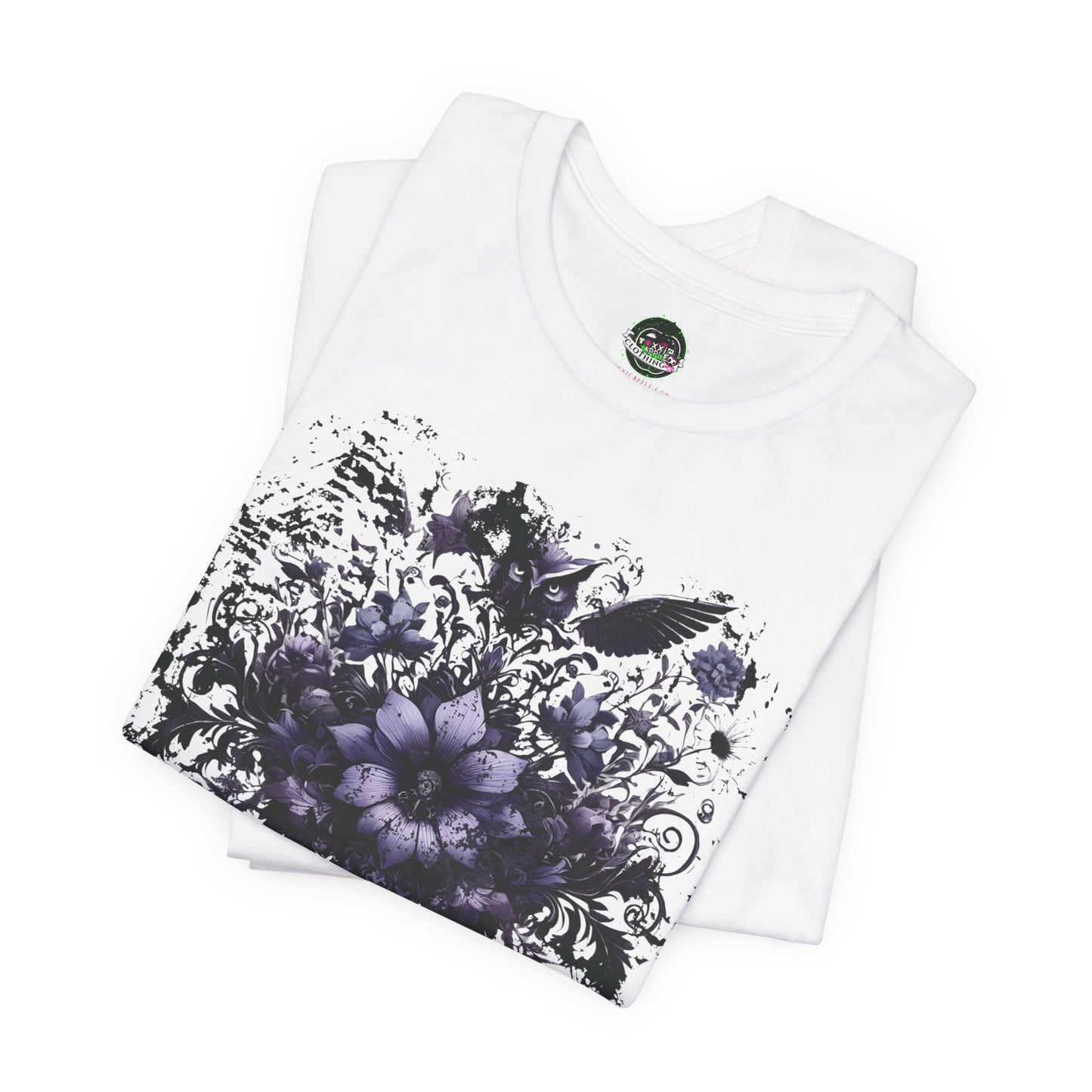 Grunge Floral Goth T-Shirt
