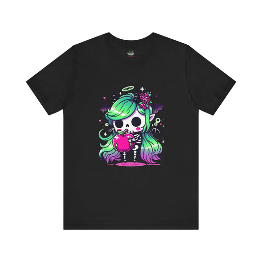Chibi Skeleton Girl Tee Shirt