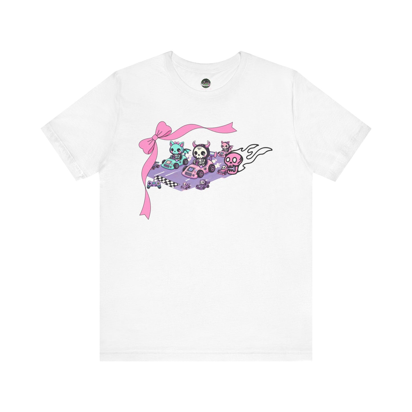 Kawaii Pastel Goth Shirt - Video Game Kart Racing - Gamer Shirt