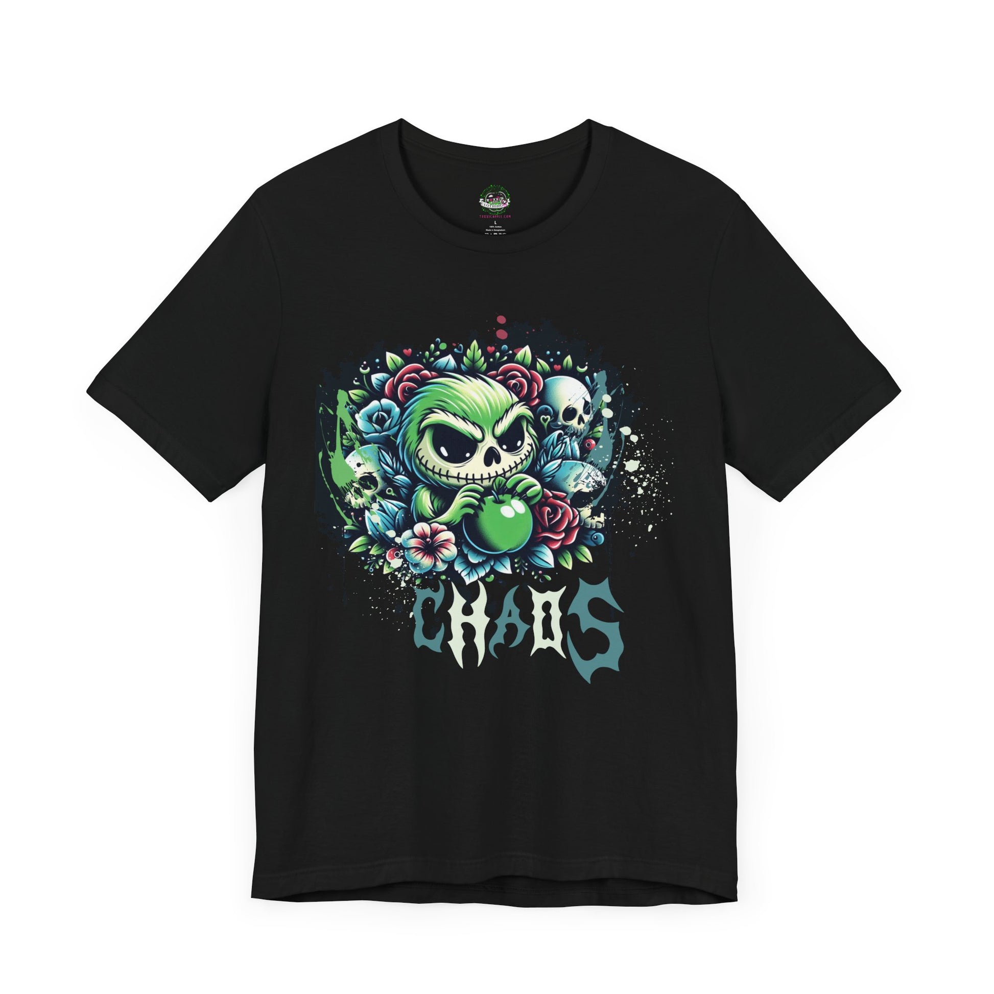 Skeleton Rose Chaos Tee - T-Shirt