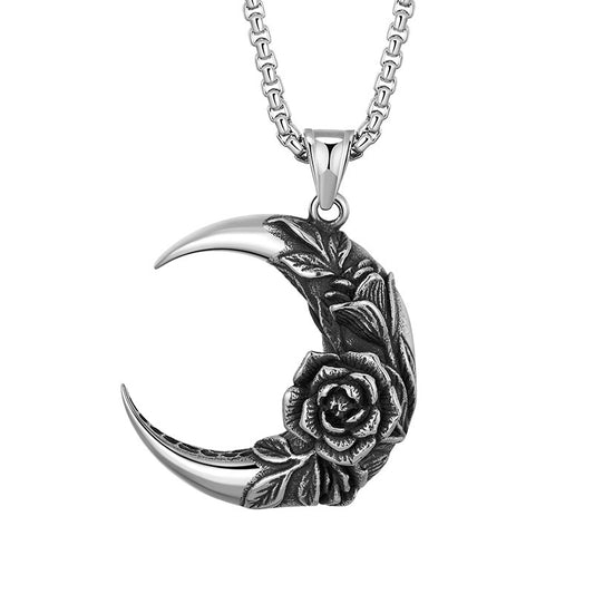 Moon Rose Necklace