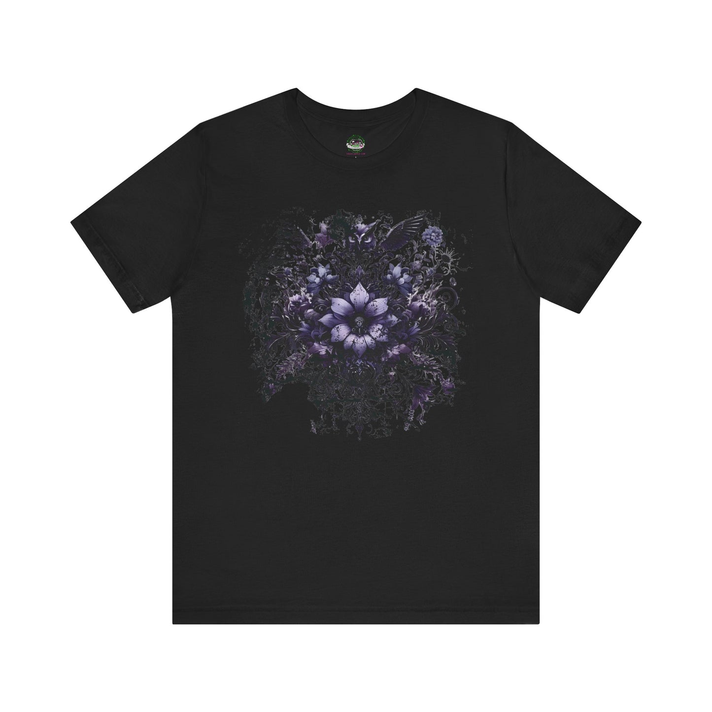 Grunge Floral Goth T-Shirt