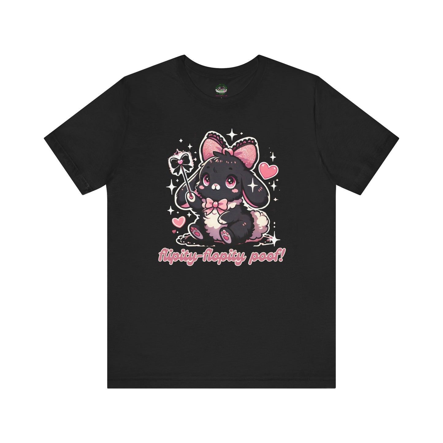 Magical Fairy x Lop Bunny Tee - Black / XS - T-Shirt