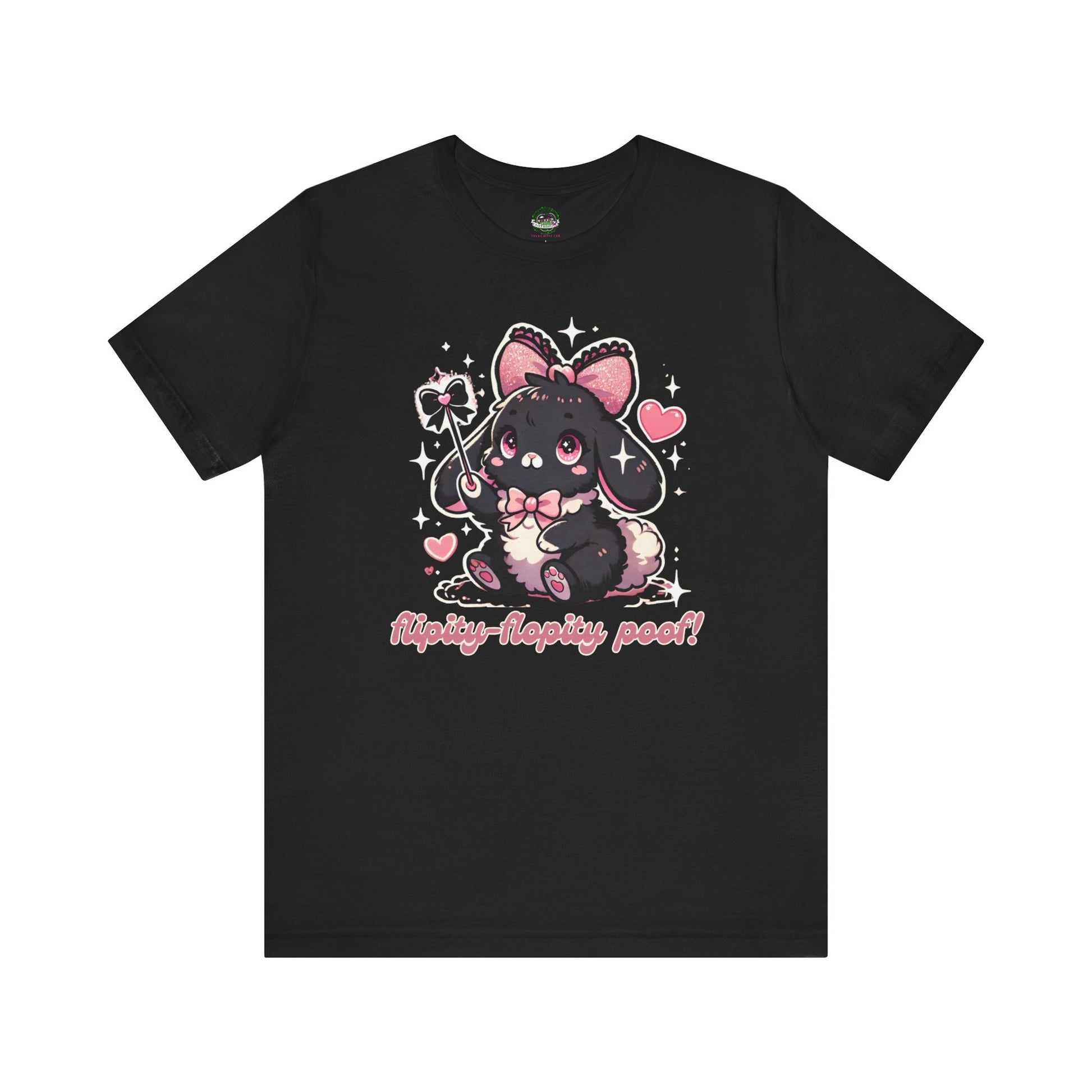 Magical Fairy x Lop Bunny Tee - Black / XS - T-Shirt