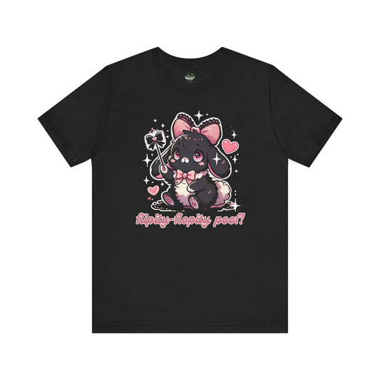Magical Fairy x Lop Bunny Tee - Black / XS - T-Shirt