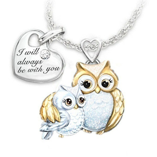 Big Owl Little Owl Necklace
