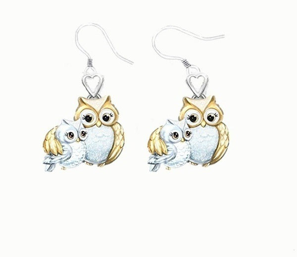 Big Owl Little Owl Necklace