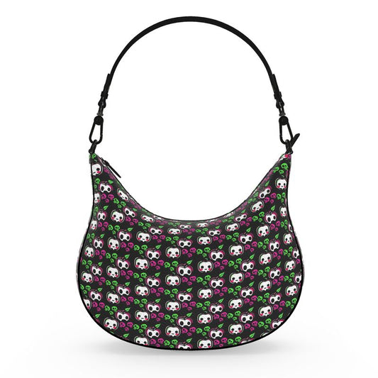 Toxxic Apple Punk Goth Handbag - Curve Hobo Bag
