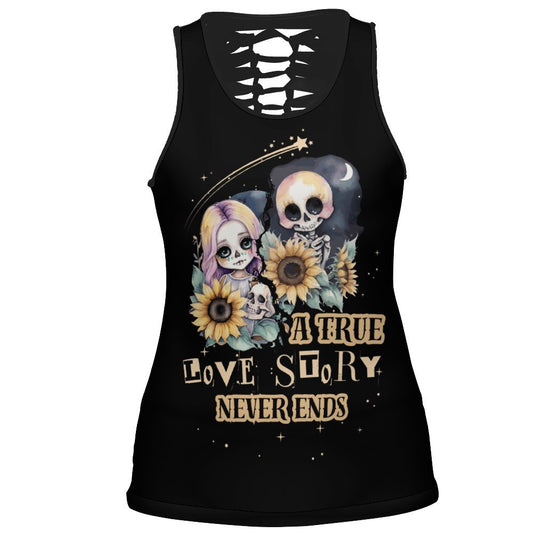 Women’s Hollow Out Tank Top Hollow out vest - White / S