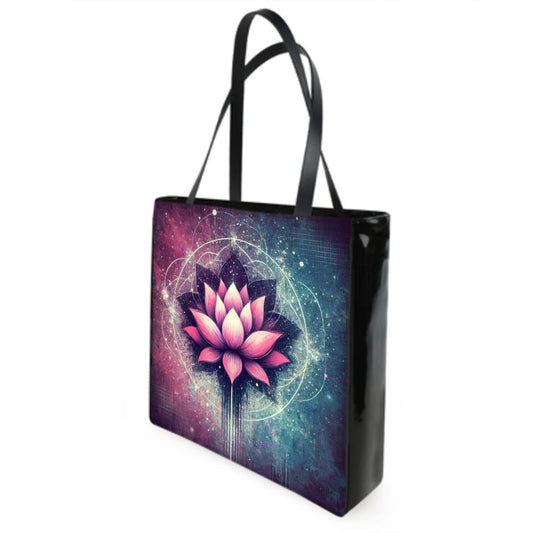 Mystical Lotus Shopper Bag Tote
