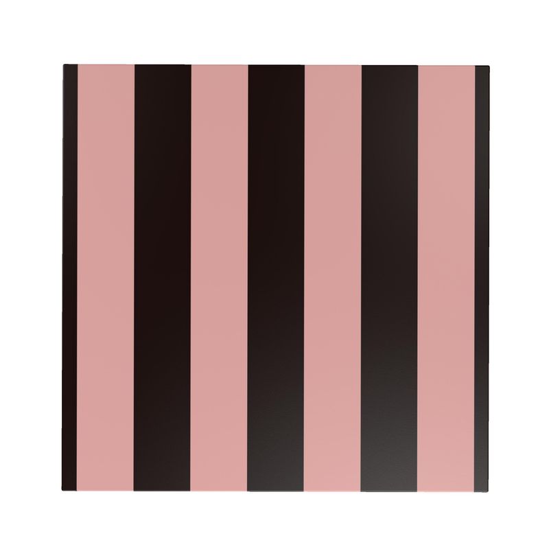 Blush Striped Side Table