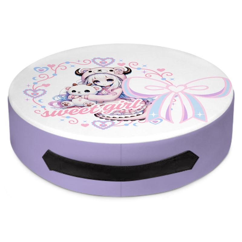 Sweet Girl Anime Floor Cushion
