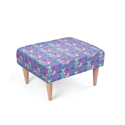 Pastel Goth Footstool