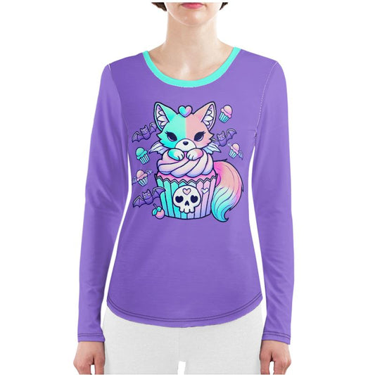 Pastel Goth Ladies Night Set Pajamas