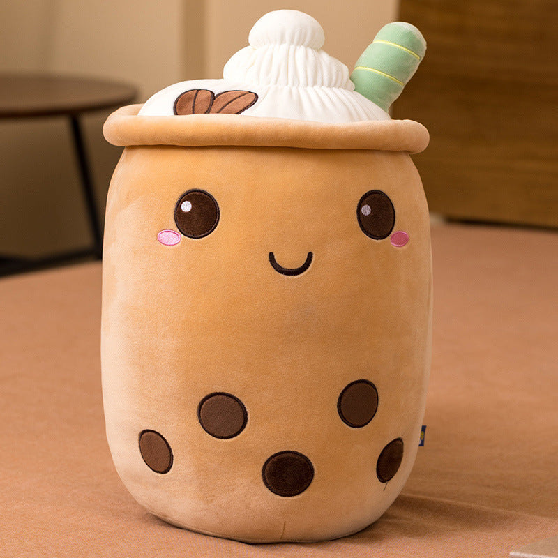 Milk Tea Cup Plush Toy Fruit Pillow Strawberry Matcha Cup Plushie
