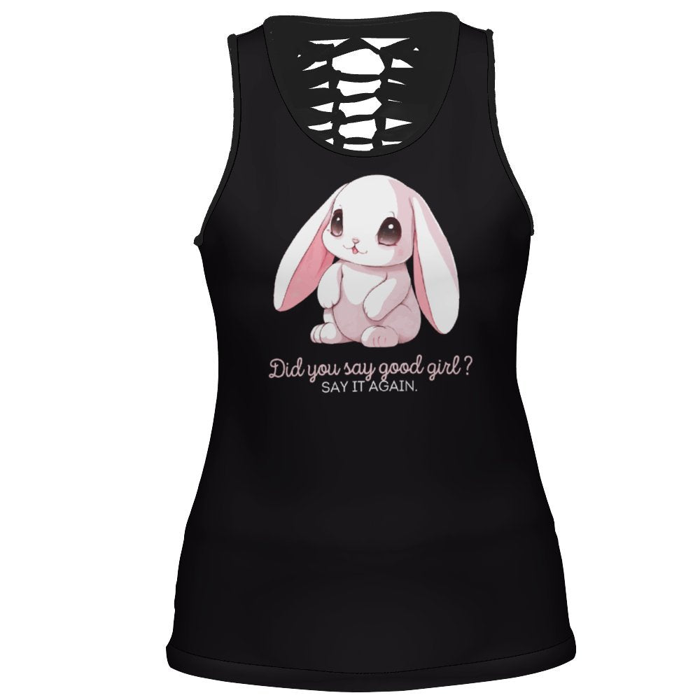 Women’s Hollow Out Tank Top Hollow out vest - White / S
