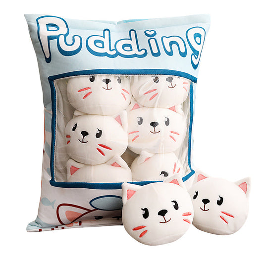 Pudding Plush Pillow Toy