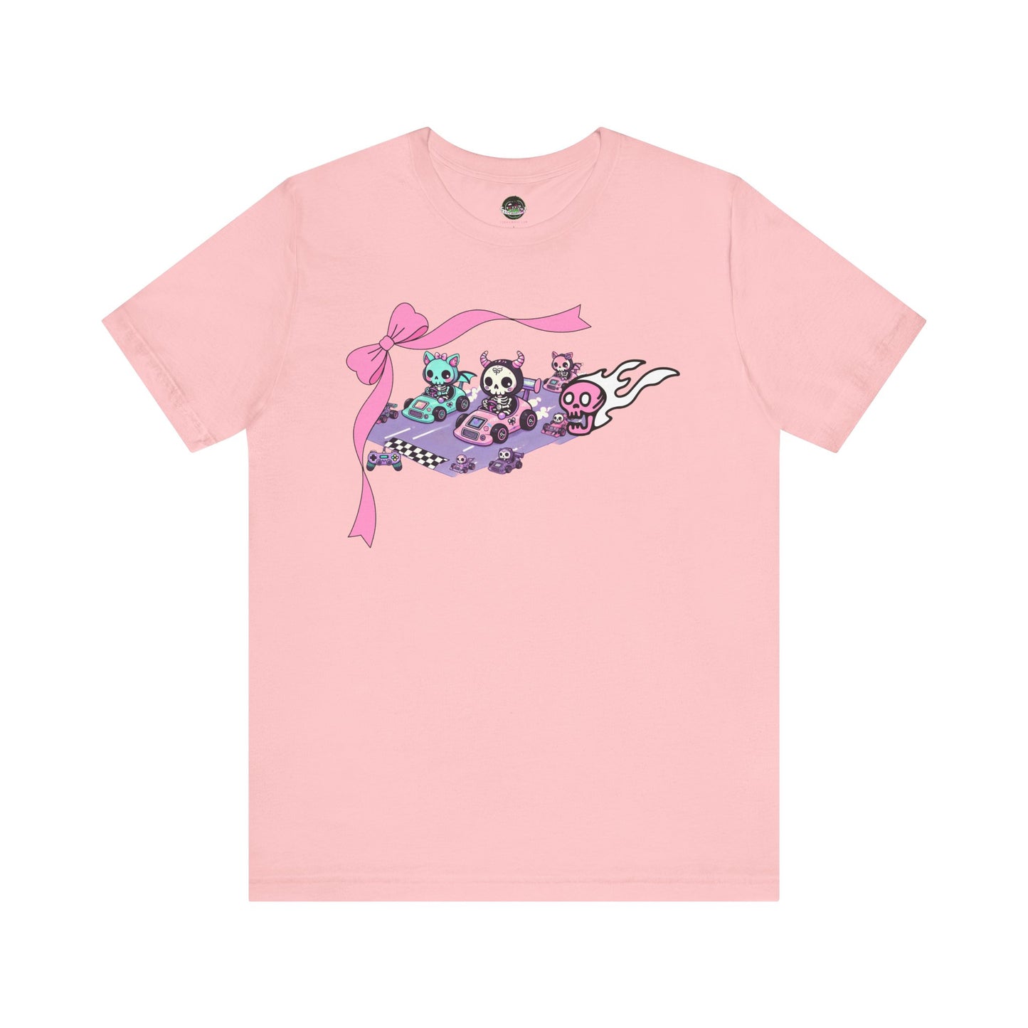 Kawaii Pastel Goth Shirt - Video Game Kart Racing - Gamer Shirt
