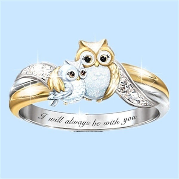 Big Owl Little Owl Necklace
