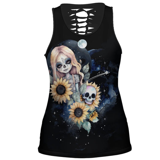 Women’s Hollow Out Tank Top Hollow out vest - White / S