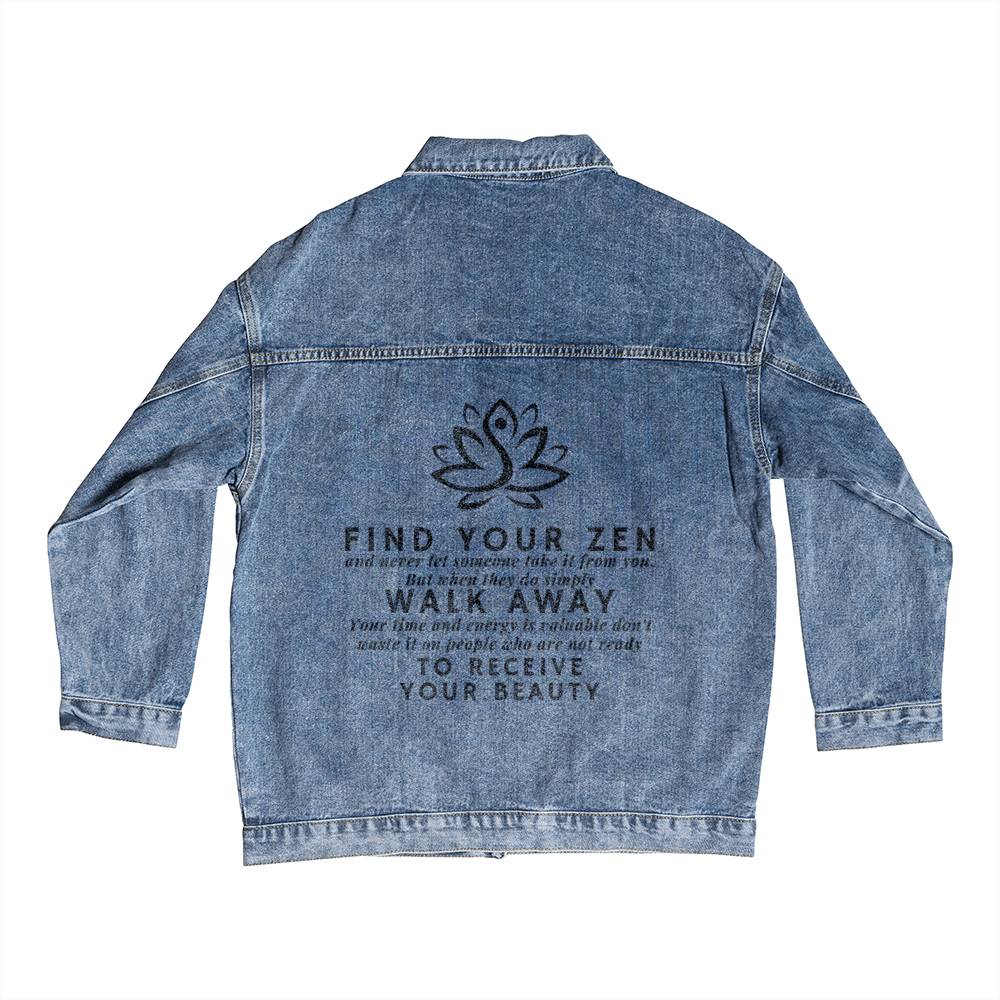 Zen Men’s Denim Jacket - Small - Jackets