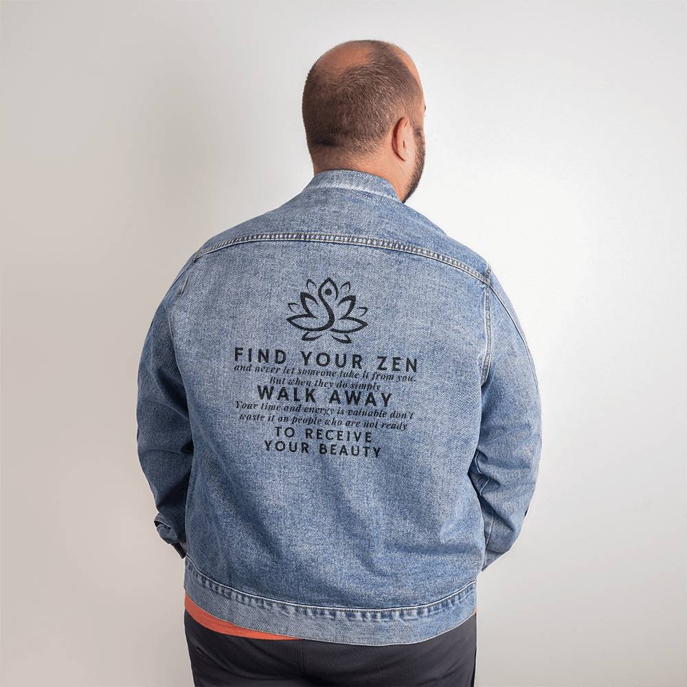Zen Men’s Denim Jacket - X-Large - Jackets