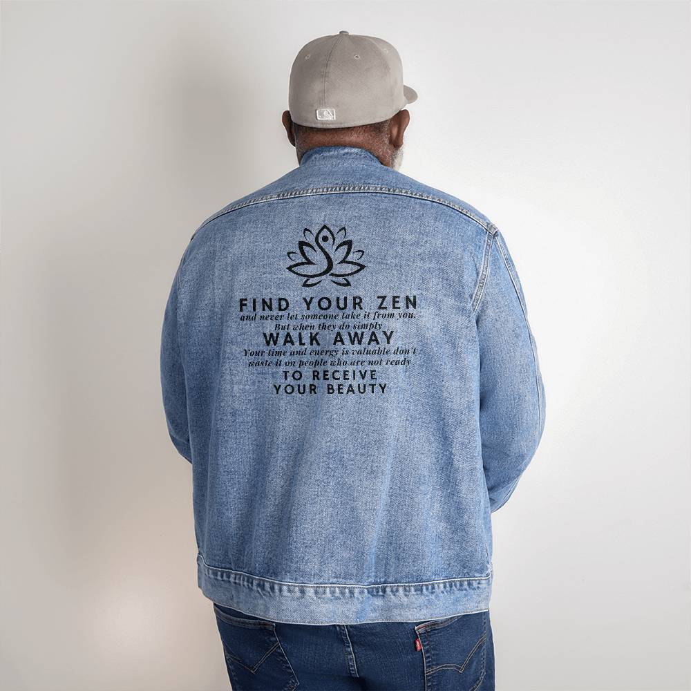 Zen Men’s Denim Jacket - 2X-Large - Jackets