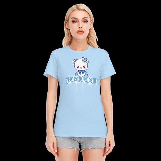 Baby Blue Teddy Bear Women’s T-Shirt - S