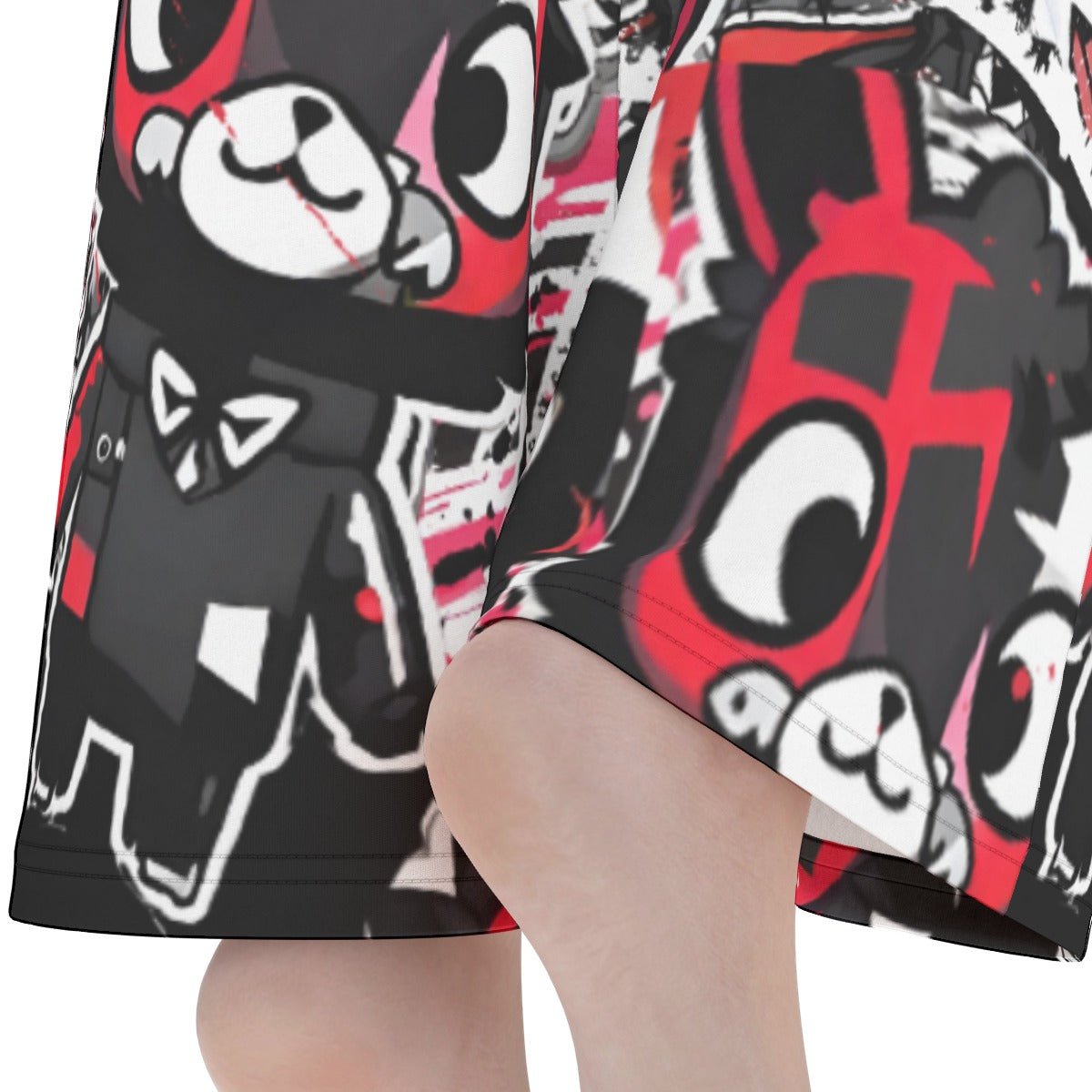 Black & Red Llama Women’s Flare Yoga Pants - yoga pants