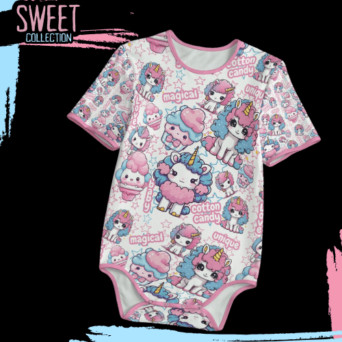 Cotton Candy Unicorn Adult Onesie