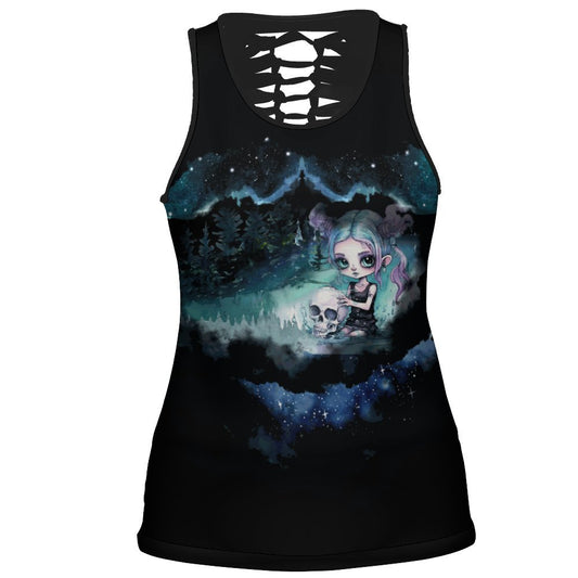 Women’s Hollow Out Tank Top Hollow out vest - White / S
