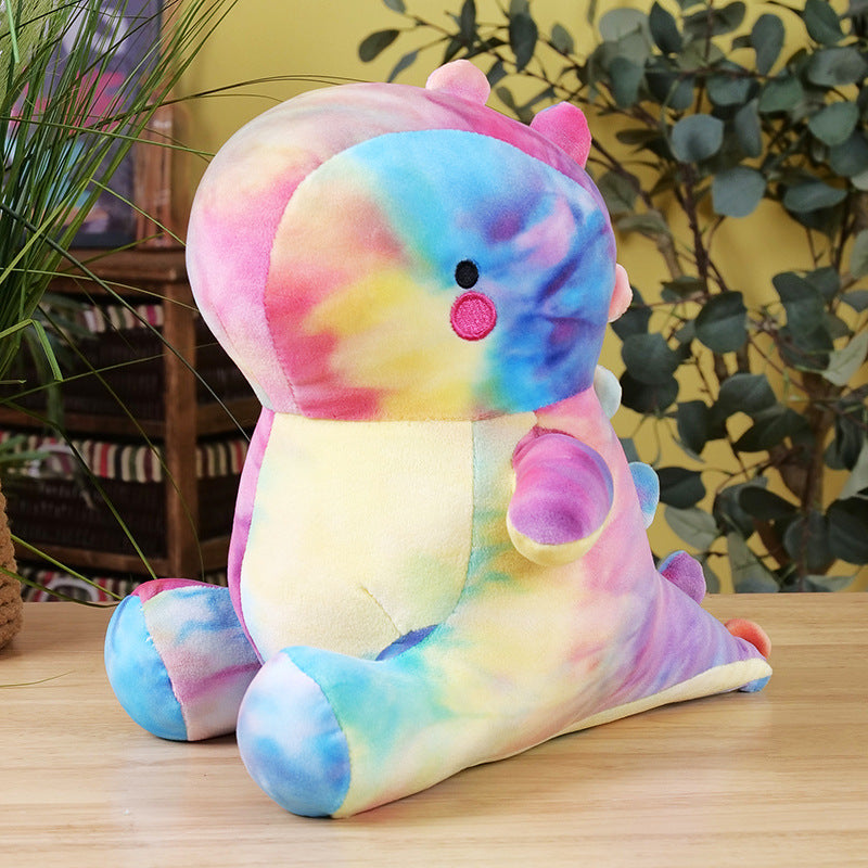 Dinosaur Plush Toy - Rainbow, Pink, Yellow, Purple, Green