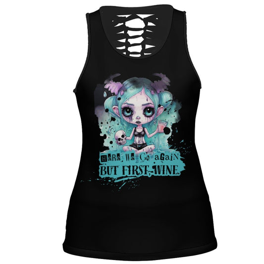 Women’s Hollow Out Tank Top Hollow out vest - White / S
