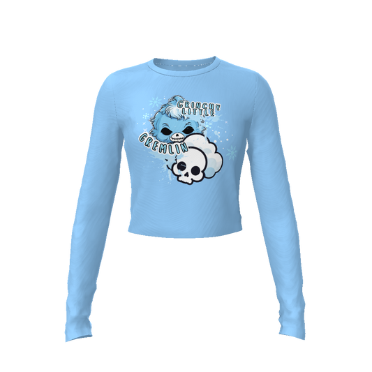Grinchy Little Gremlin Women’s Crop Top
