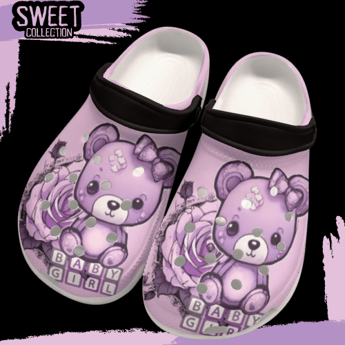 Gothic Teddy Bear Babygirl Women’s Classic Clogs