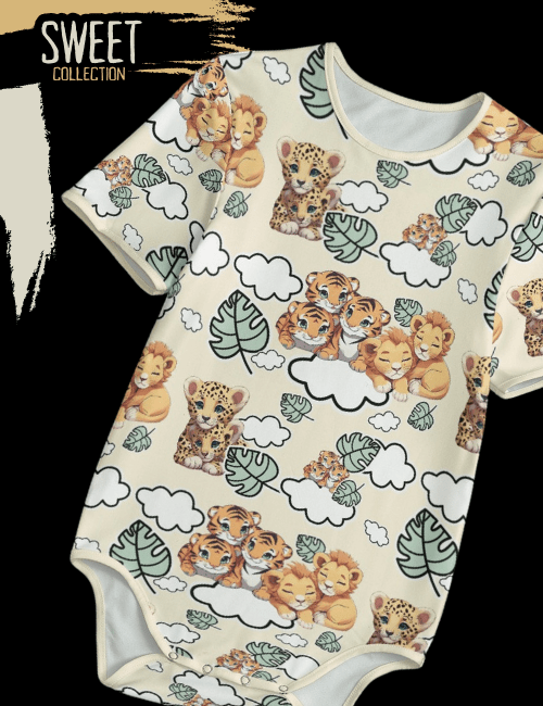 Jungle Cat Print Adult Onesie (Tiger Lion Leopard)