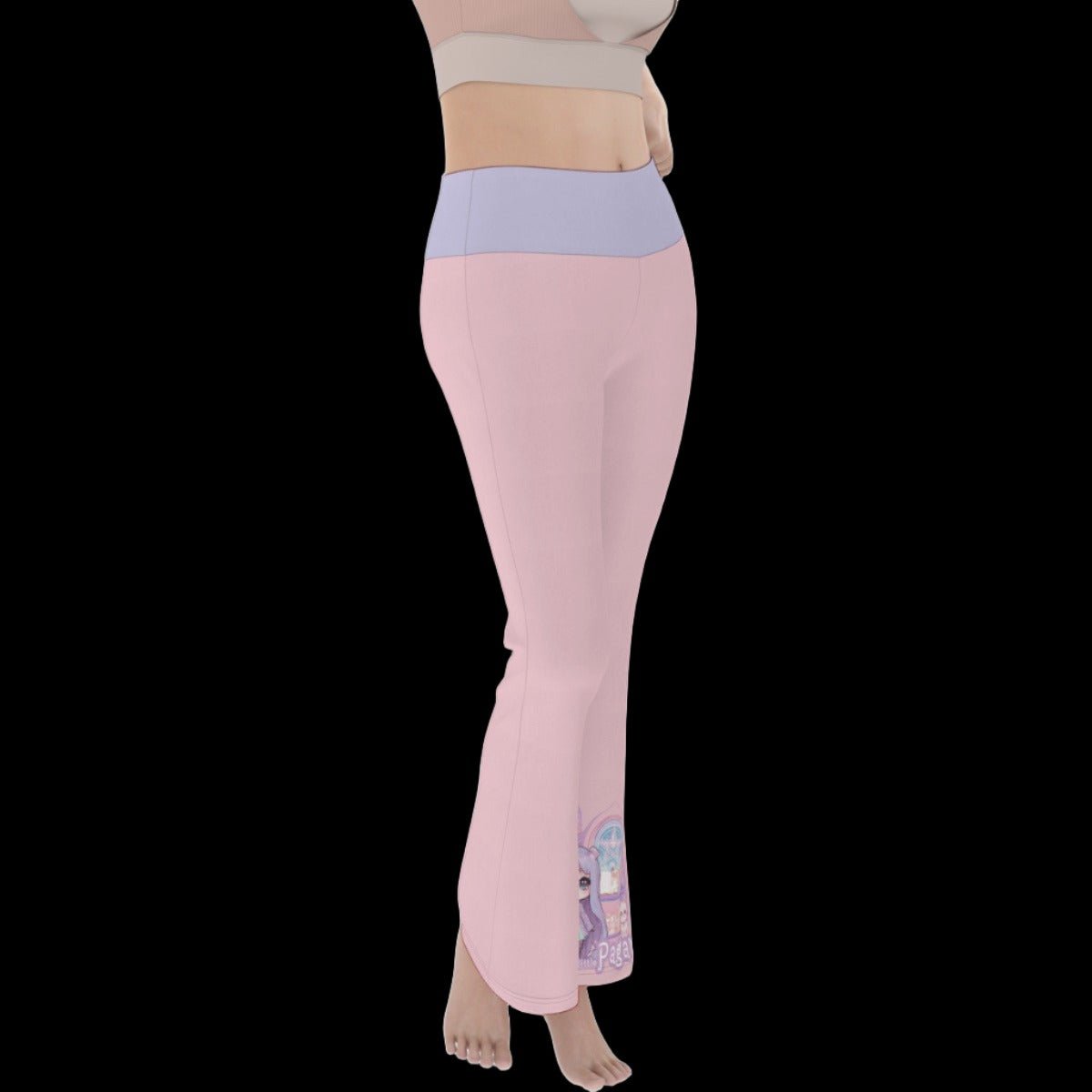 Kawaii Pagan Baby Women’s Flare Yoga Pants - yoga pants