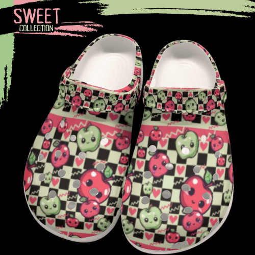 Kawaii Punk Apple Classic Clogs