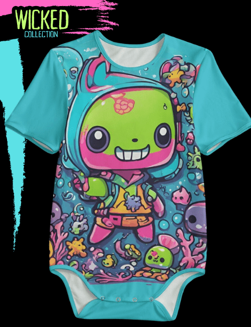 Neon Scuba Under The Sea Adult Onesie