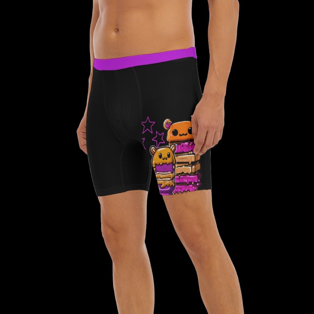 Peanut Butter Jelly Lover Men’s Long Boxer Briefs