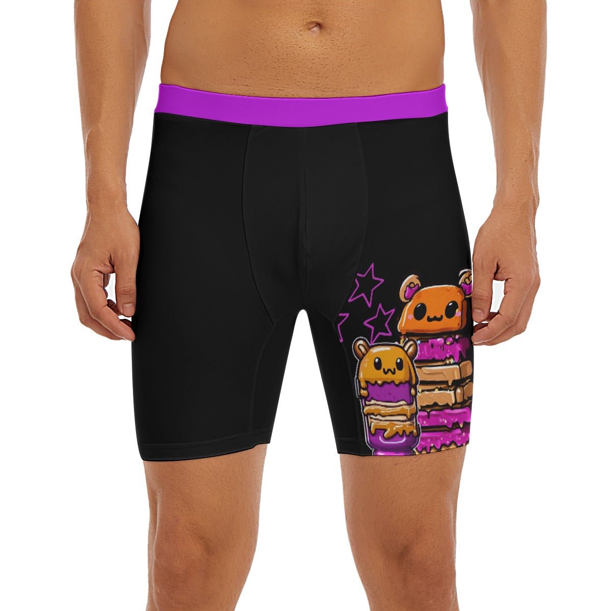 Peanut Butter Jelly Lover Men’s Long Boxer Briefs